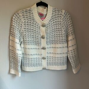 Kate Spade Cardigan with jewel button NWT